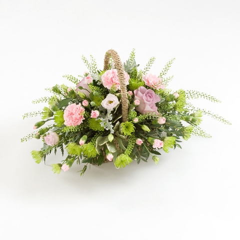 Natural Pink Basket