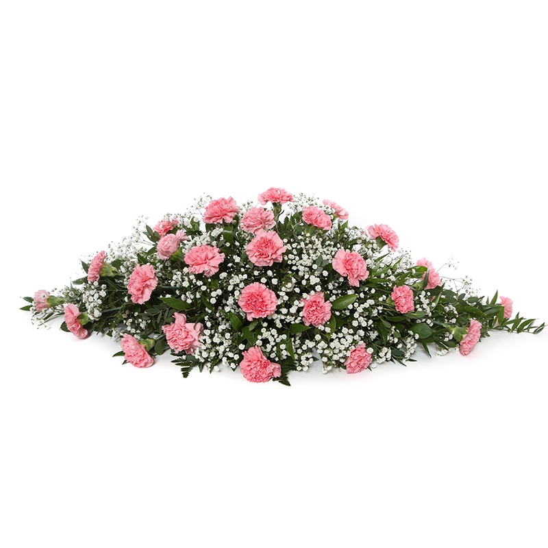 Pink Carnation Casket Spray