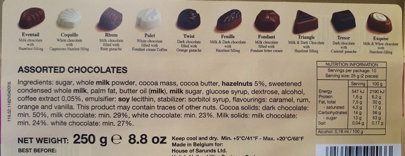 Finest Continental Chocolates