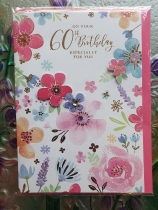 Milestone birthday cards 50, 60, 70