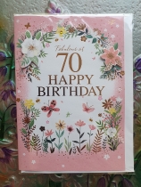 Milestone birthday cards 50, 60, 70